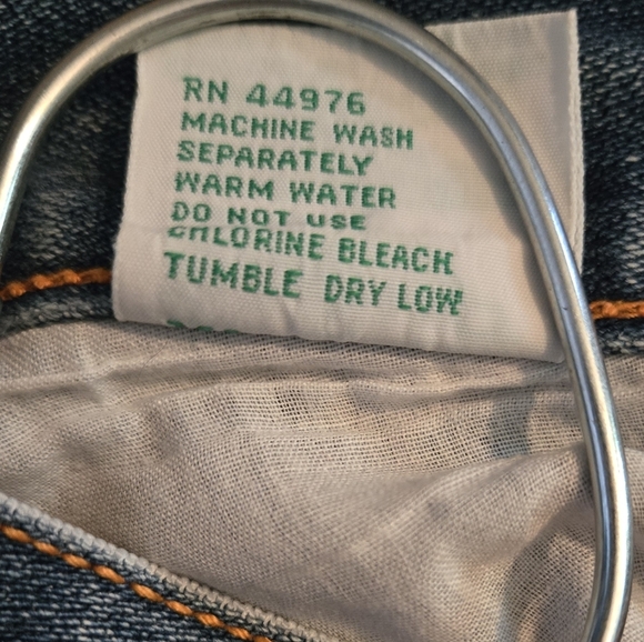 Vintage Gitano Women's Straight Leg Blue Jeans - Picture 4 of 9